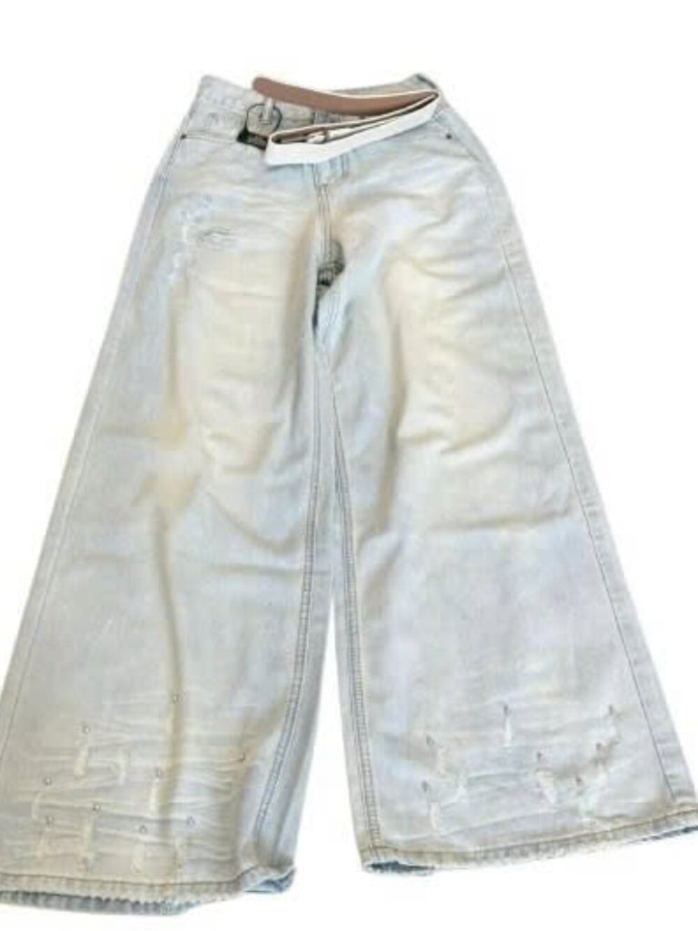 Light Wash Wide Leg Jeans